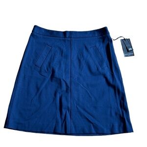 Mario Serrani Blue Mini Skirt